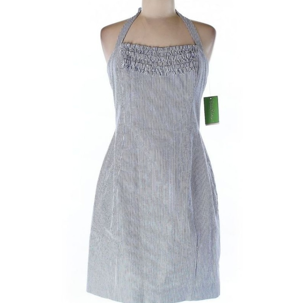Blue and white striped Lilly Pultizer sundress